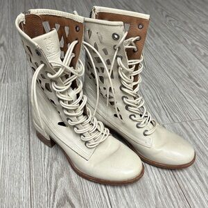 A.S. 98 LAZER CUT LACEUP BOOTS